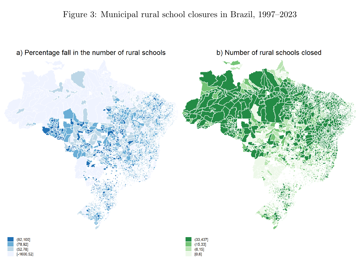 O Brasil fechou 75.943 escolas rurais entre 1997 e 2023. O que aconteceu depois